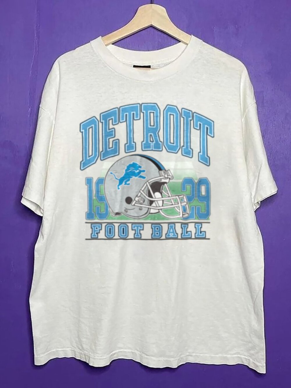 1929 Vintage Detroit Lions T Shirt, Retro NFL Detroit Lions Football Shirt Tee